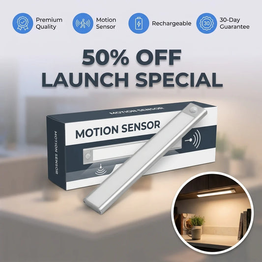 Motion Sensor Light Bar - Hands-free automatic lighting for any room