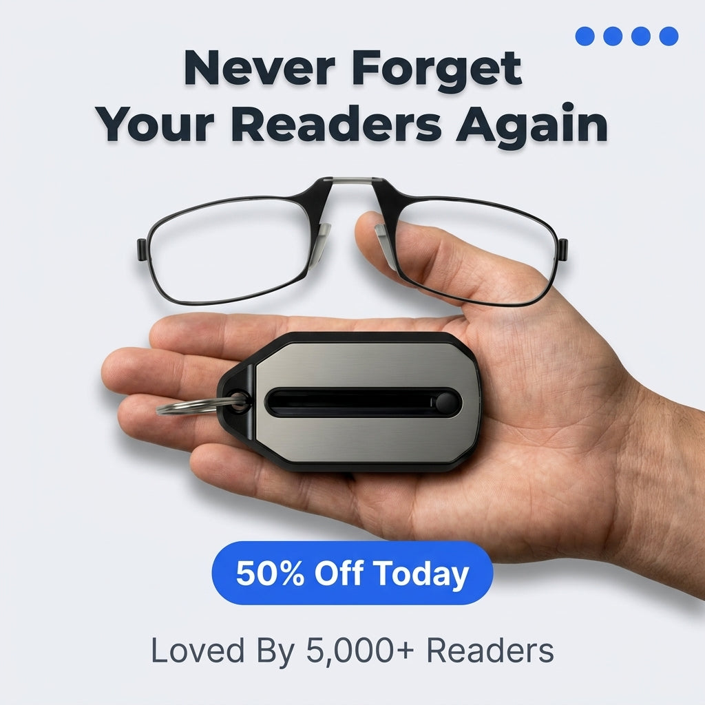 Foldable Mini Reading Glasses — Instant Clarity Without Bulky Readers