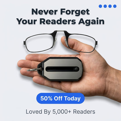 Foldable Mini Reading Glasses — Instant Clarity Without Bulky Readers