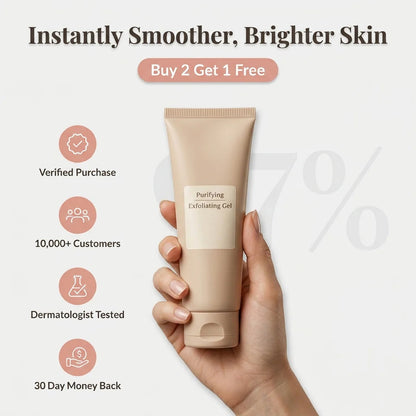 Exfoliating Peeling Gel - Smooth Radiant Skin Without Harsh Scrubbing