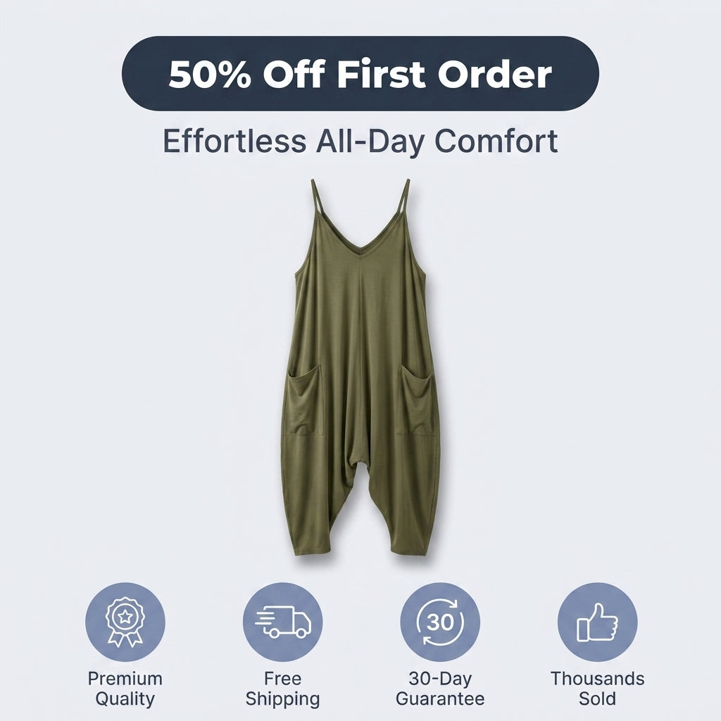 Comfy Oversized Jumpsuit — Easy One-Piece Comfort Without Outfit Stress