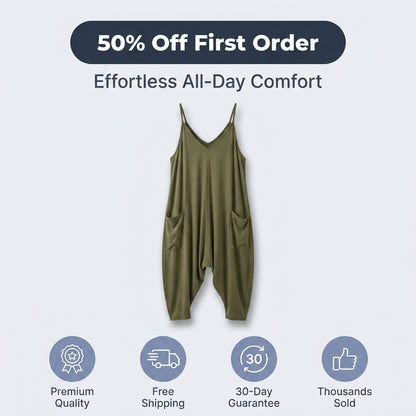 Comfy Oversized Jumpsuit — Easy One-Piece Comfort Without Outfit Stress