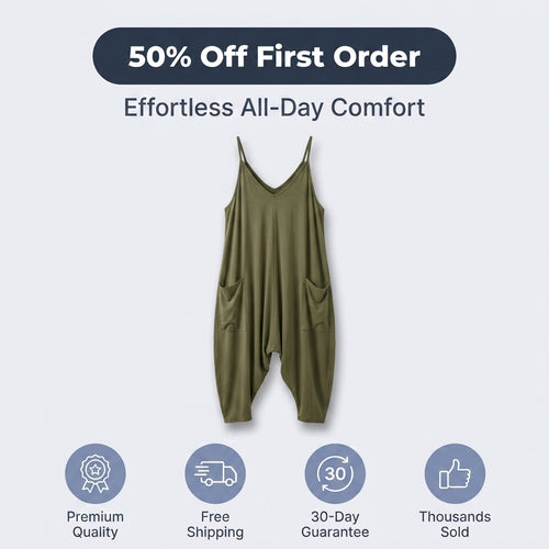 Comfy Oversized Jumpsuit — Easy One-Piece Comfort Without Outfit Stress