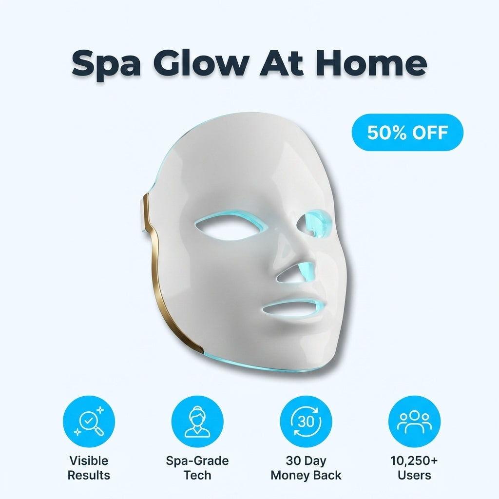 Multi-Light LED Facial Mask — Glow Routine Without Spa Appointments