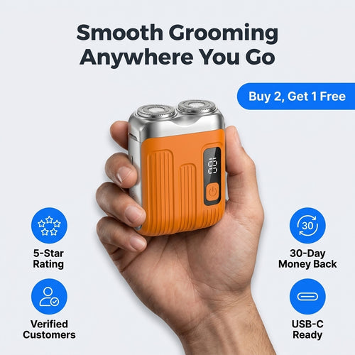Mini Electric Shaver — Smooth Grooming Without Bulky Razor Kits