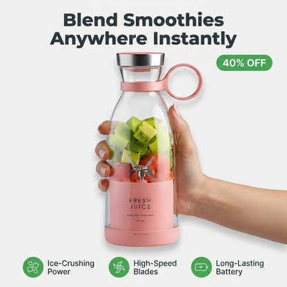 Přenosný smoothie mixér - čerstvé nápoje kdekoliv během pár sekund