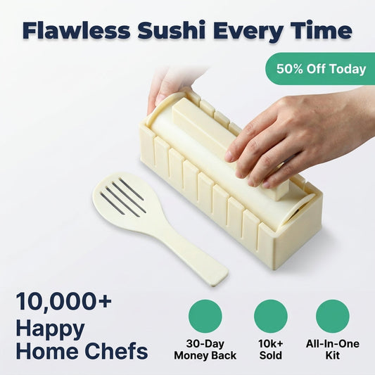 Sushi Rolling Kit — Perfect Homemade Sushi Rolls Without The Mess