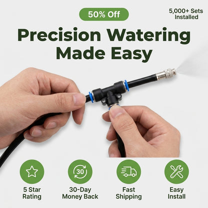 Drip Irrigation Kit — Water Plants Evenly Without Daily Manual Watering