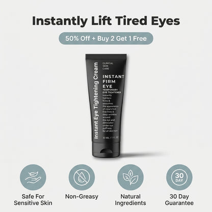 Instant Eye Cream — Visibly Smooths Dark Circles, Puffiness & Fine Lines