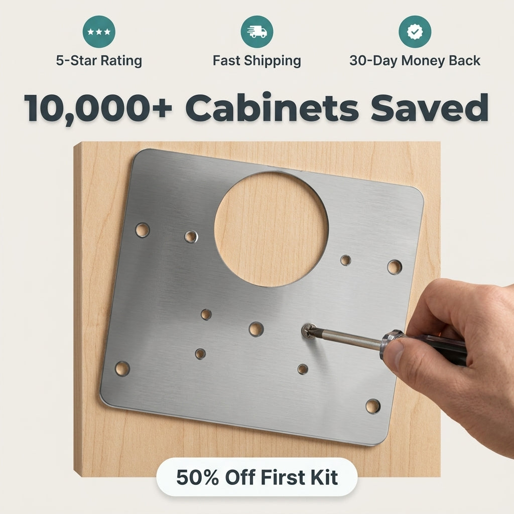 Door Hinge Repair Kit — Fix Loose Cabinet Hinges Without Replacing The Door