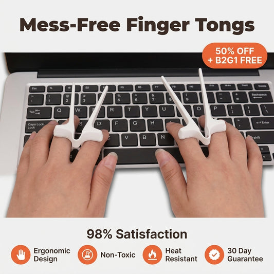 Finger Snack Tongs — Snack Without Greasy Fingersx