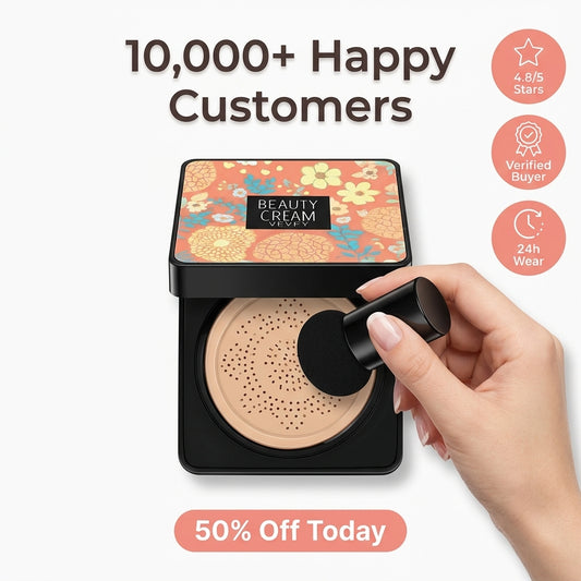 CC Crème Air Cushion — Peau Effet Aérographe Sans Fond de Teint Lourd