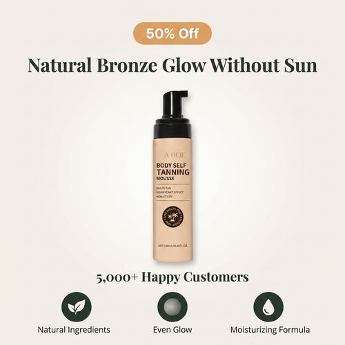 Self-Tanning Mousse — Natural Bronze Glow Without Sun Exposure
