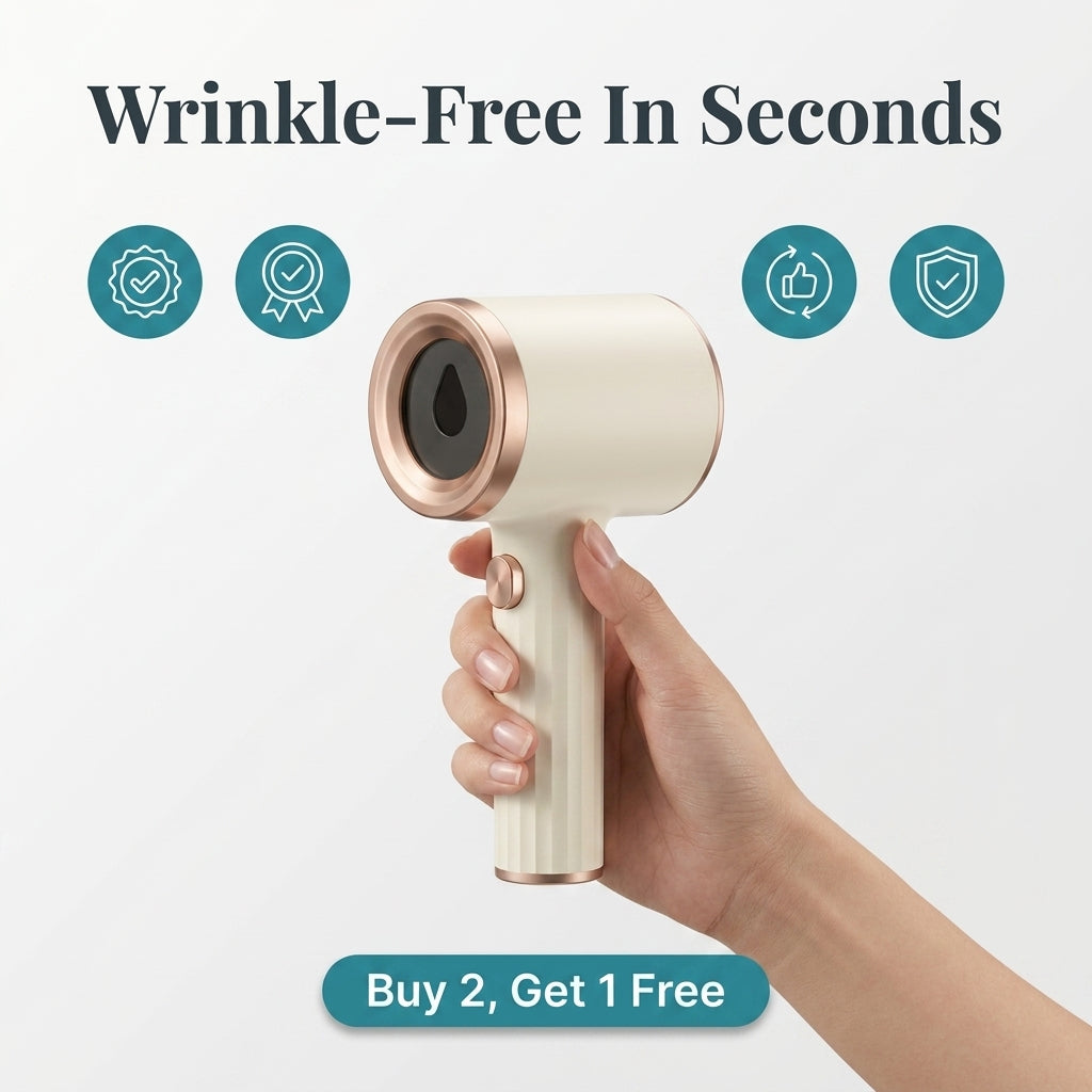 Mini Travel Iron — Wrinkle-Free Clothes Without Bulky Ironing