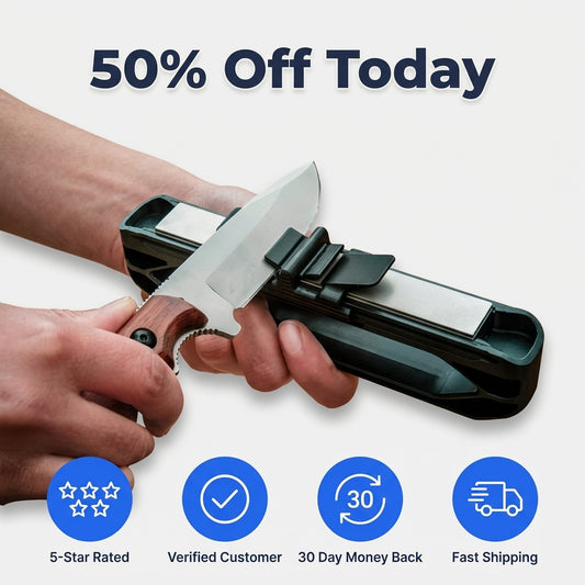 Portable Knife Sharpener — Restore Cleaner Cuts Without Bulky Sharpening Tools