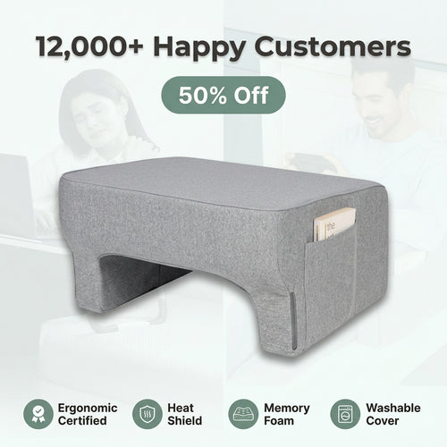 Memory Foam Lap Desk — Comfortable Work, Reading & Relaxing Without A Hard Desk