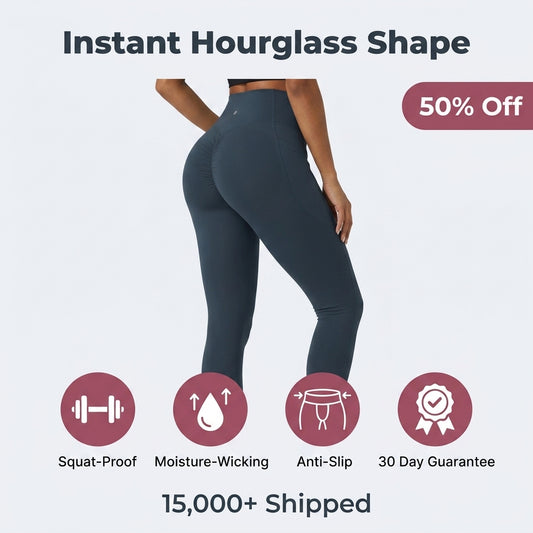 Shaping Lift Leggings — Smooth Waist & Lifted Curves Without Squeezing
