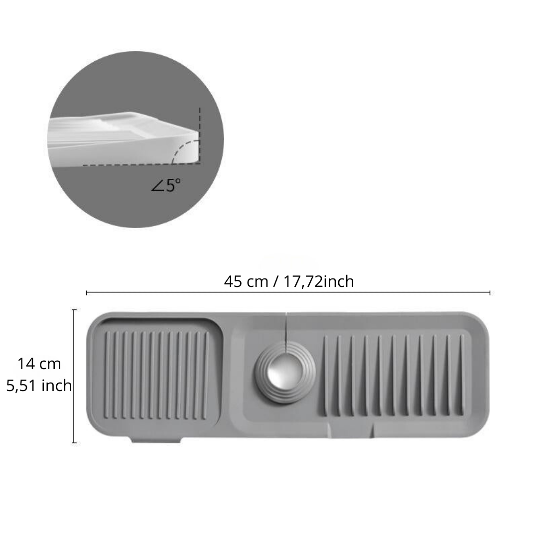Silicone Faucet Drying Mat — Keep Your Sink Area Dry Without Constant Wiping