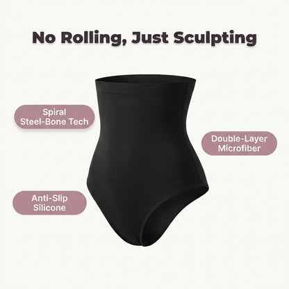 High-Waist Shapewear Thong — Smooth Your Waist Without Visible Lines