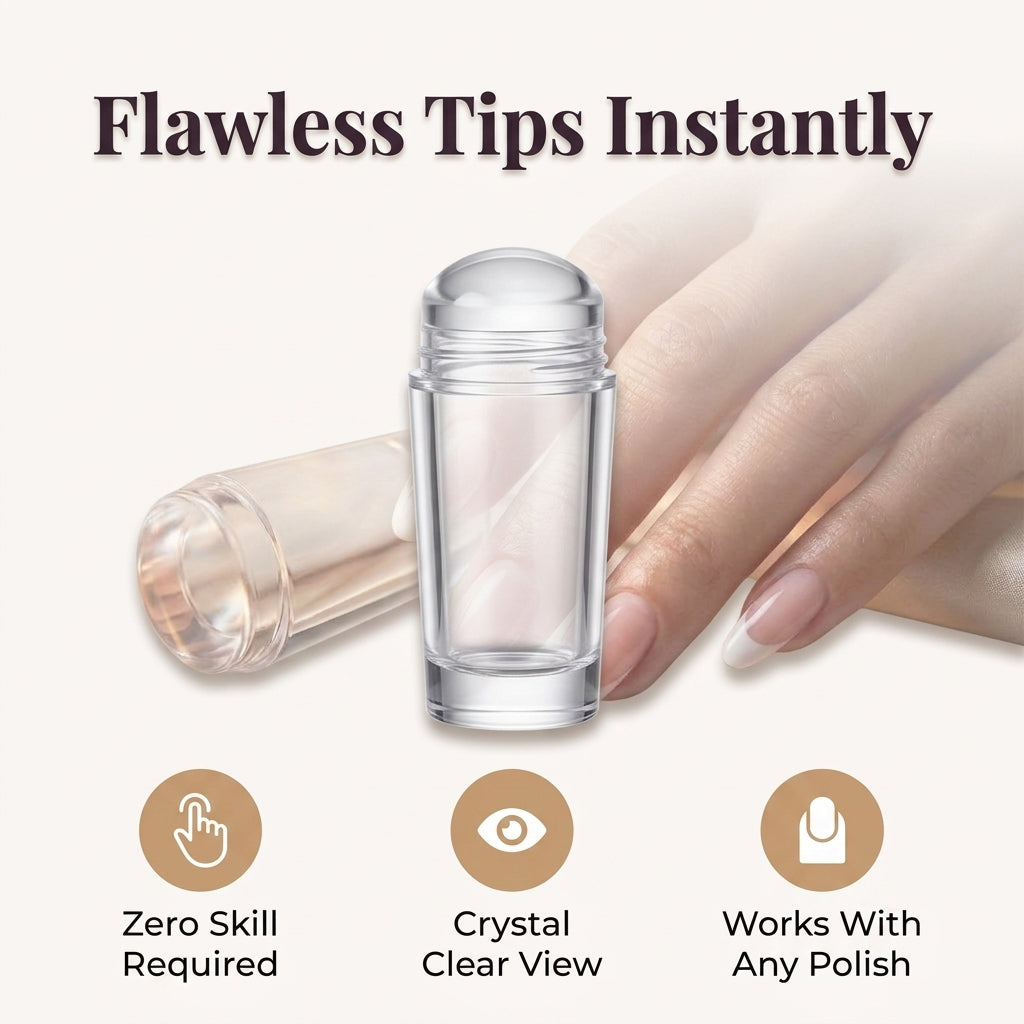 Silicone Nail Stamp — Salon-Style Nail Art Without Shaky Hands