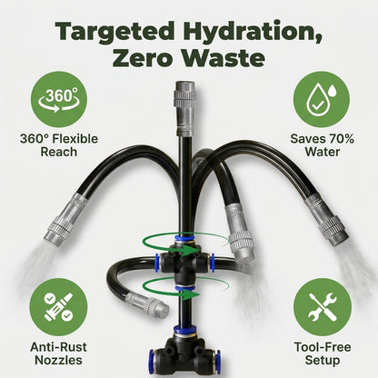 Drip Irrigation Kit — Water Plants Evenly Without Daily Manual Watering