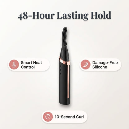Heated Eyelash Curler — Instant Lift Without Lash Pinching
