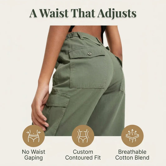 Adjustable Cargo Pants — Flattering Comfort That Shapes Your Figure Instantly