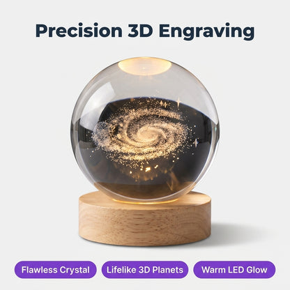 3D Crystal Solar Sphere — Bring A Mini Universe Into Your Home