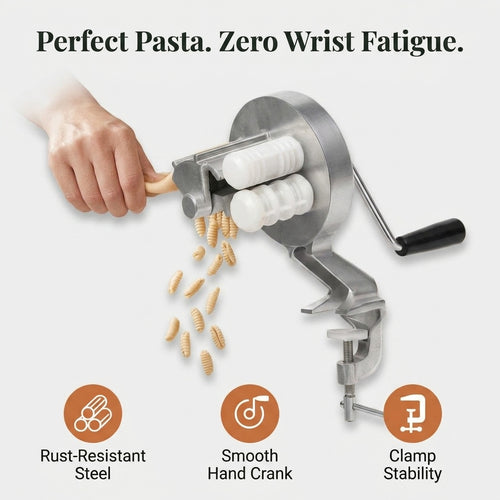 Handmatige cavatelli pastamaker — Verse zelfgemaakte pasta zonder elk stuk met de hand te rollen  