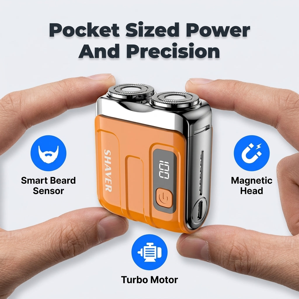 Mini Electric Shaver — Smooth Grooming Without Bulky Razor Kits