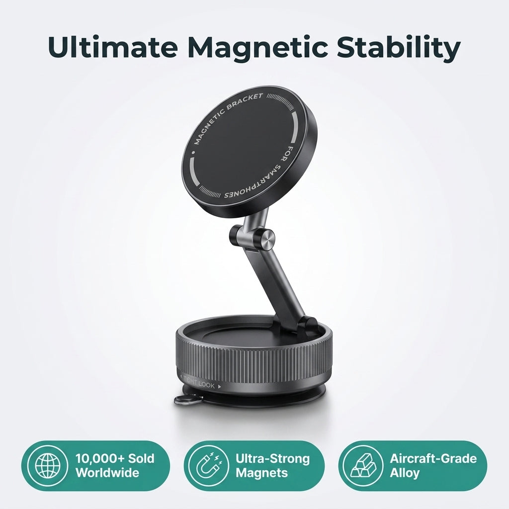 Magnetic Phone Mount Stand — Hands-Free Viewing Without Bulky Tripods