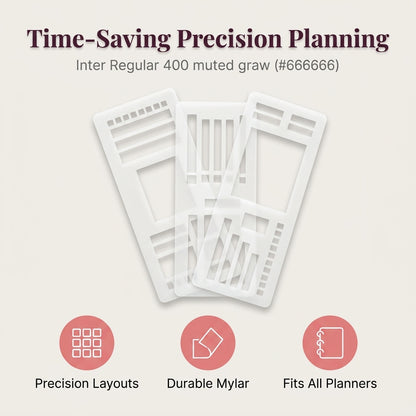 Flexible Planner Stencil Set — Cleaner Journal Layouts Without Rulers Or Messy Lines