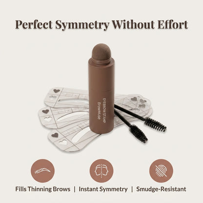 Eyebrow Stamp & Stencil Set — Flawless Brows Without Freehand Struggle