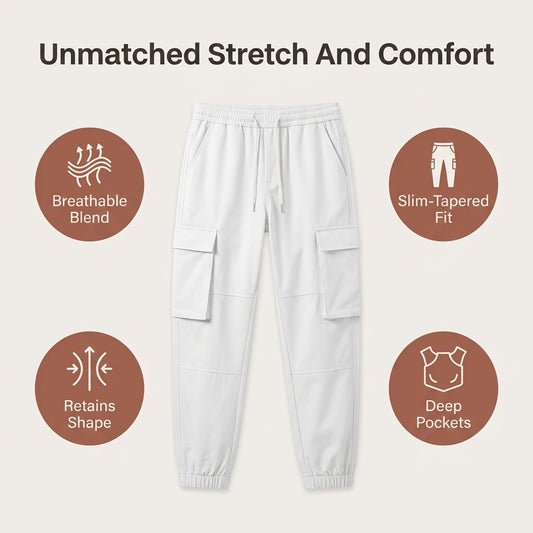 Stretch Cargo Joggers — Streetwear Style Without Stiff Pants