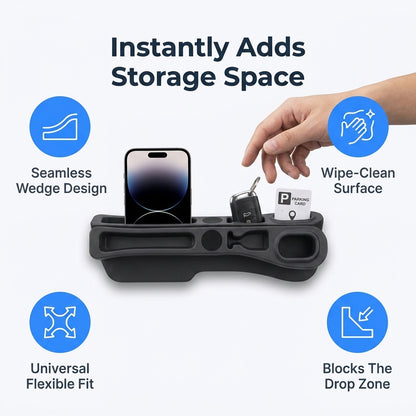 Car Seat Gap Organizer — Extra Storage Without Messy Seat Gaps