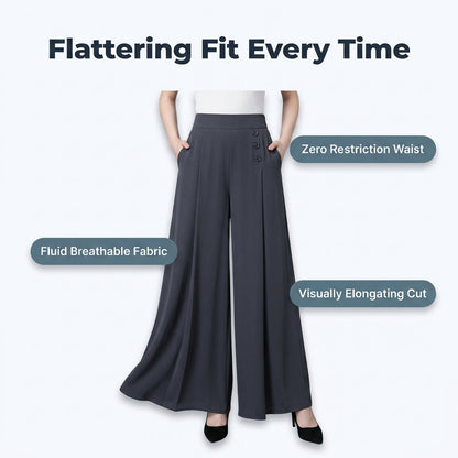 Elegant Wide-Leg Pants - Instantly flatters your figure