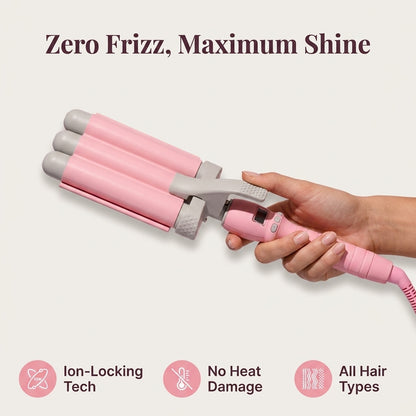 32mm Hair Waver — Natural Beach Waves Without Salon Styling