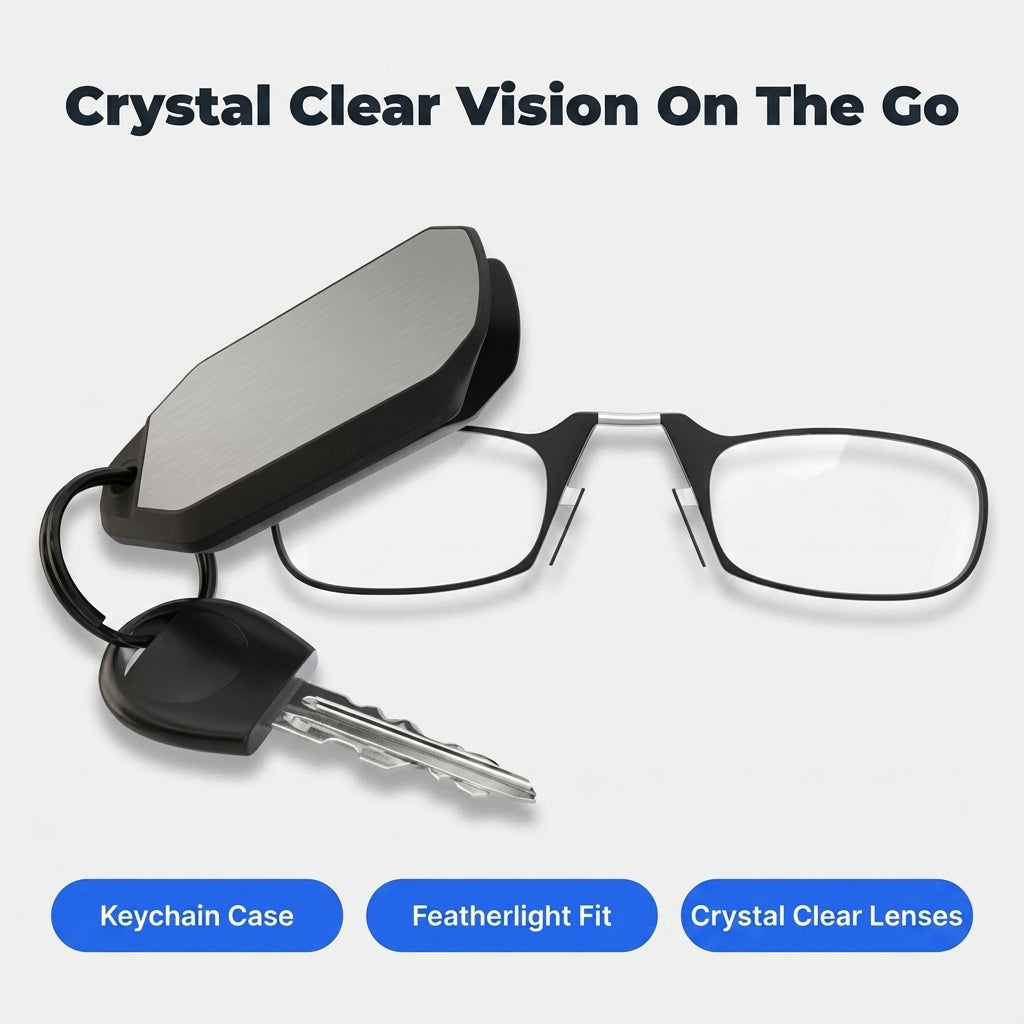 Foldable Mini Reading Glasses — Instant Clarity Without Bulky Readers