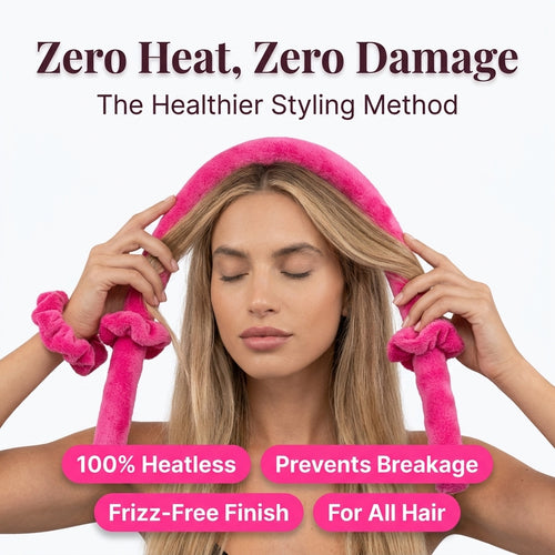 Heatless Curling Band — Wake Up To Soft Curls Without Heat Damage