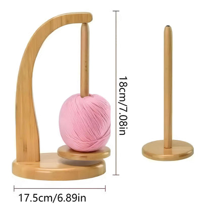 Rotating Yarn Holder - Smoother Knitting Without Tangled Yarn