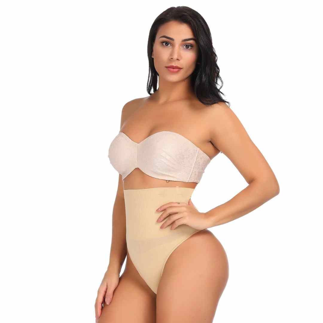 Tanga Moldeadora de Cintura Alta — Suaviza tu Cintura Sin Líneas Visibles