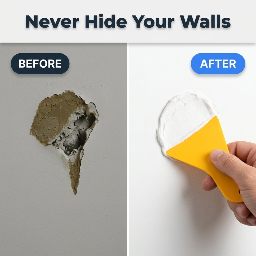 Wall Repair Cream Kit — Smooth Wall Damage Without Hiring A Contractor