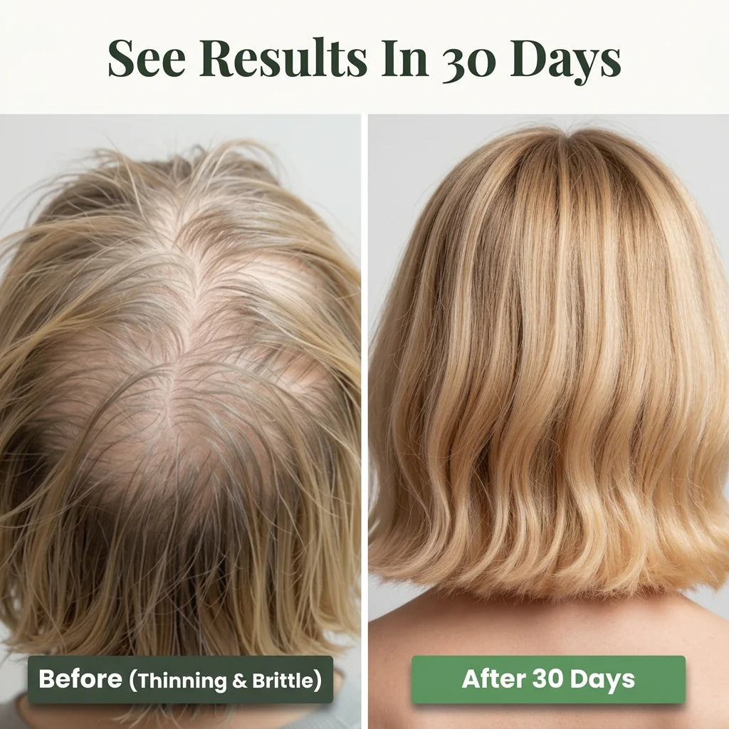 Natural Hair Growth Oil — Nourishes The Scalp For Fuller-Looking Hair