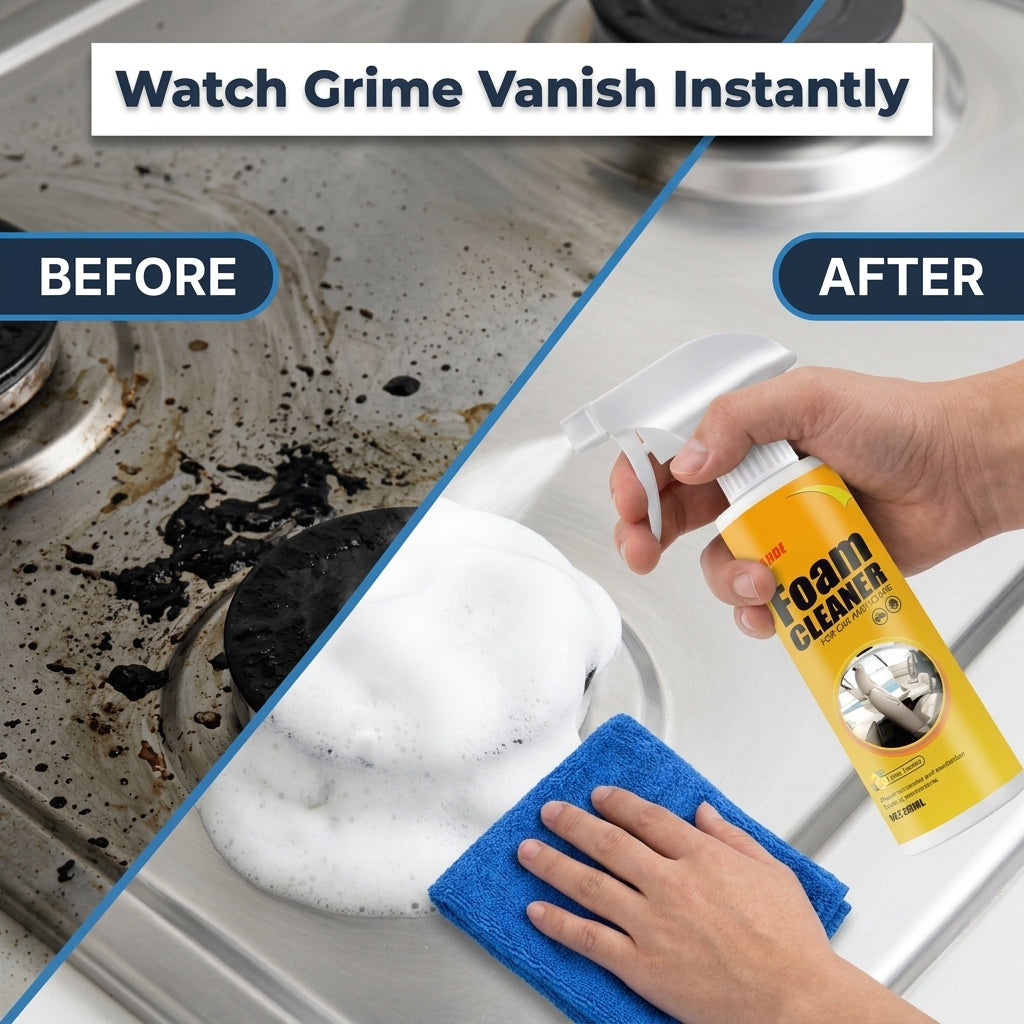 Multi-Surface Foam Cleaner — Deep Clean Results Without The High Price