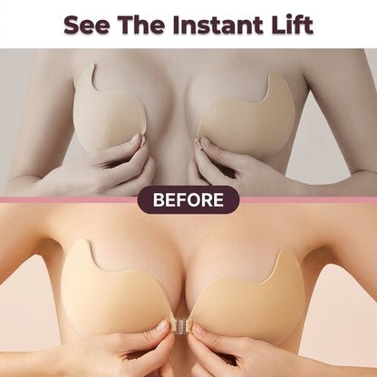 Push-Up Adhesive Bra Pads - Instant Lift Without Straps or Wires