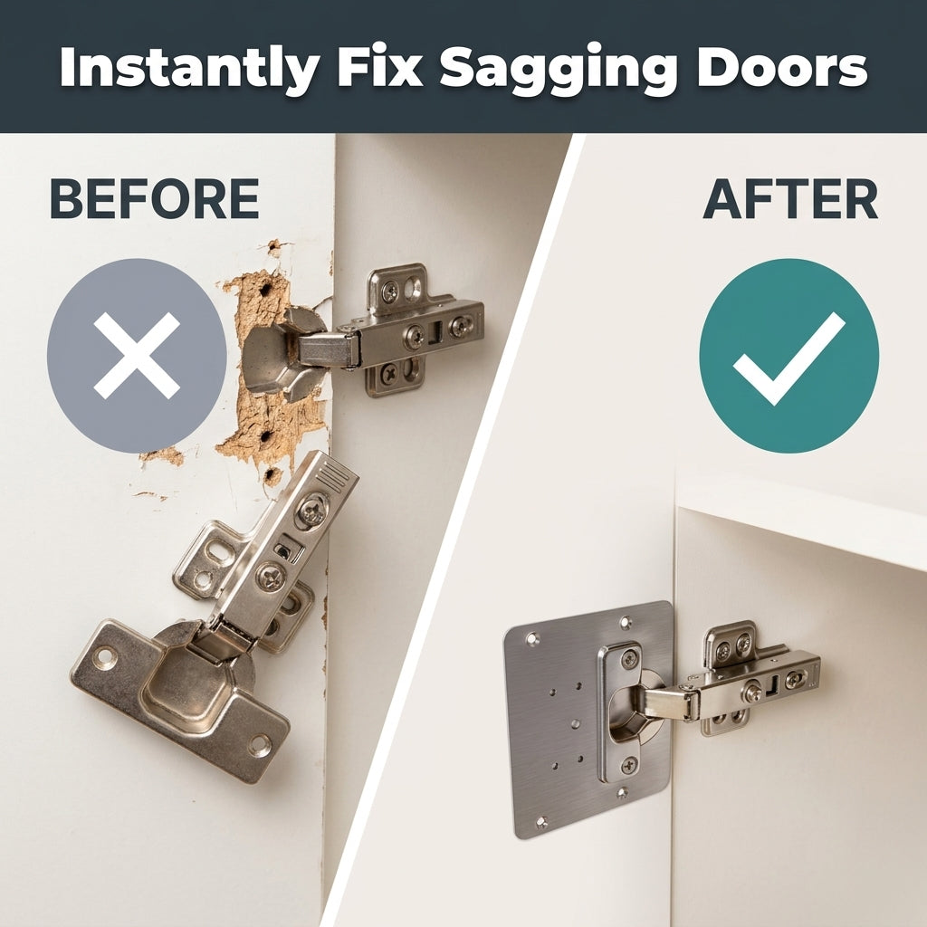 Door Hinge Repair Kit — Fix Loose Cabinet Hinges Without Replacing The Door