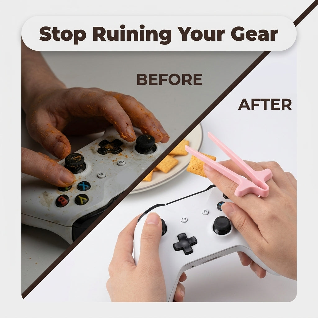 Finger Snack Tongs — Snack Without Greasy Fingersx