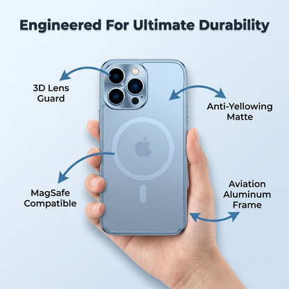 Magnetický kryt na iPhone ze slitiny — silná ochrana bez zbytečné váhy