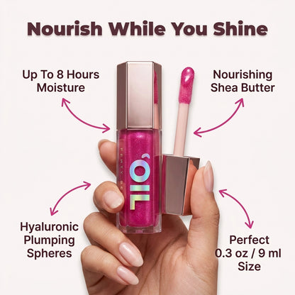 Lip Oil Gloss — Glass-Like Shine Without Sticky Heavy Gloss