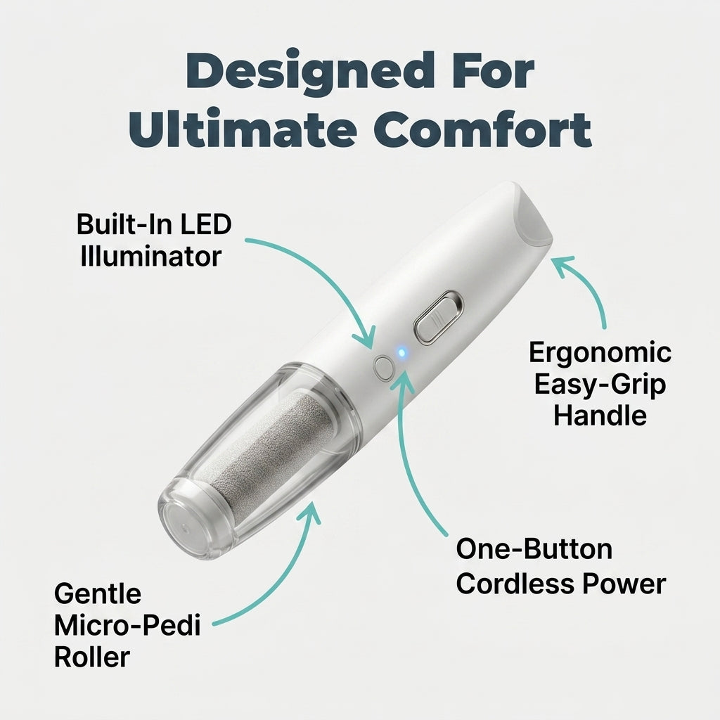 Electric Callus Remover — Silky Soft Heels Without Salon Visits